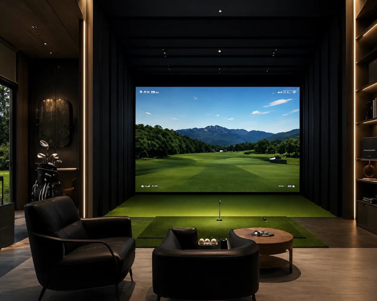 Simulador de golf Signature con integración arquitectónica