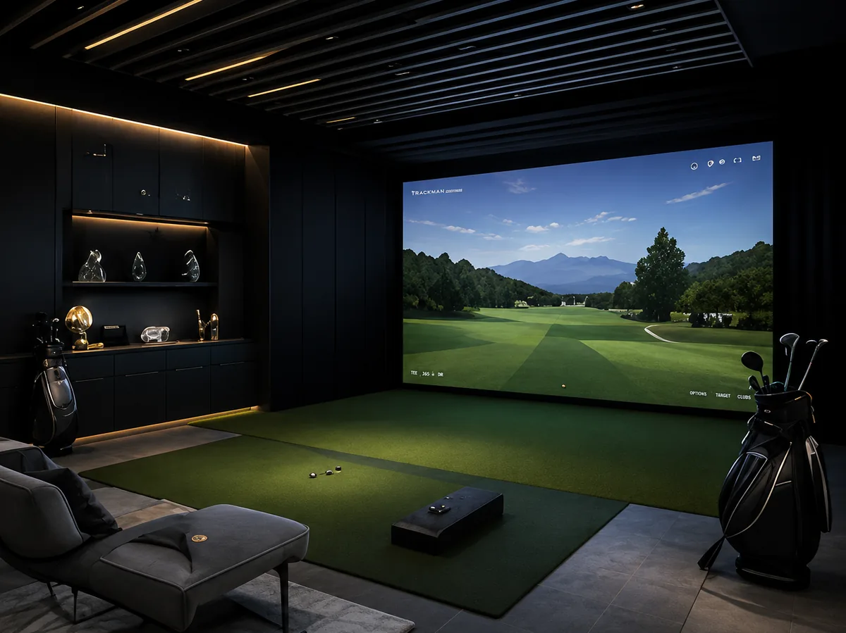 Simulador de golf privado — Golf en Casa Signature Projects