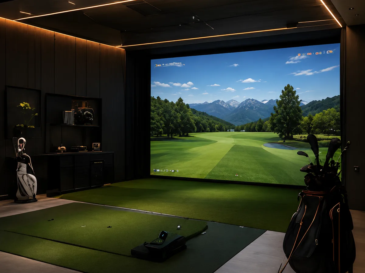 Simulador de golf Signature — Golf en Casa Signature Projects